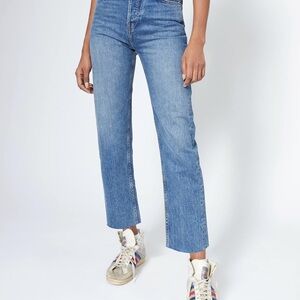 Re/Done jeans Stove Pipe in Medium Vain